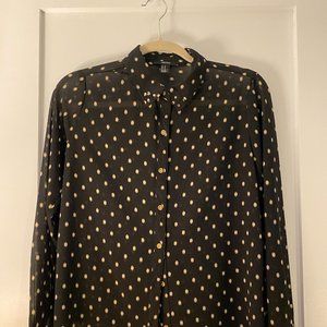 Forever 21 Polka Dot Blouse